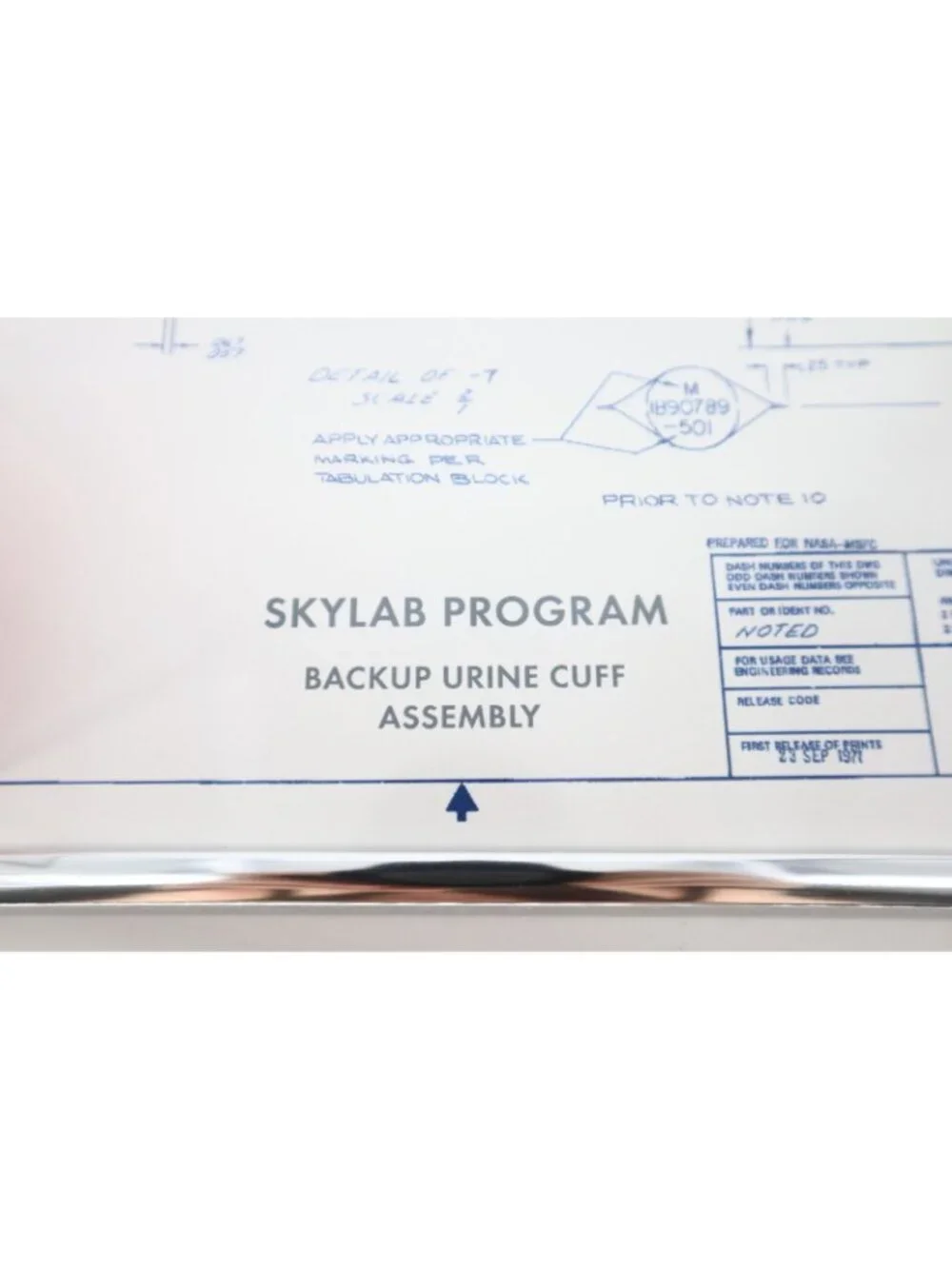 NASA Skylab Program 1973 Space Artifact Urine Collection Method